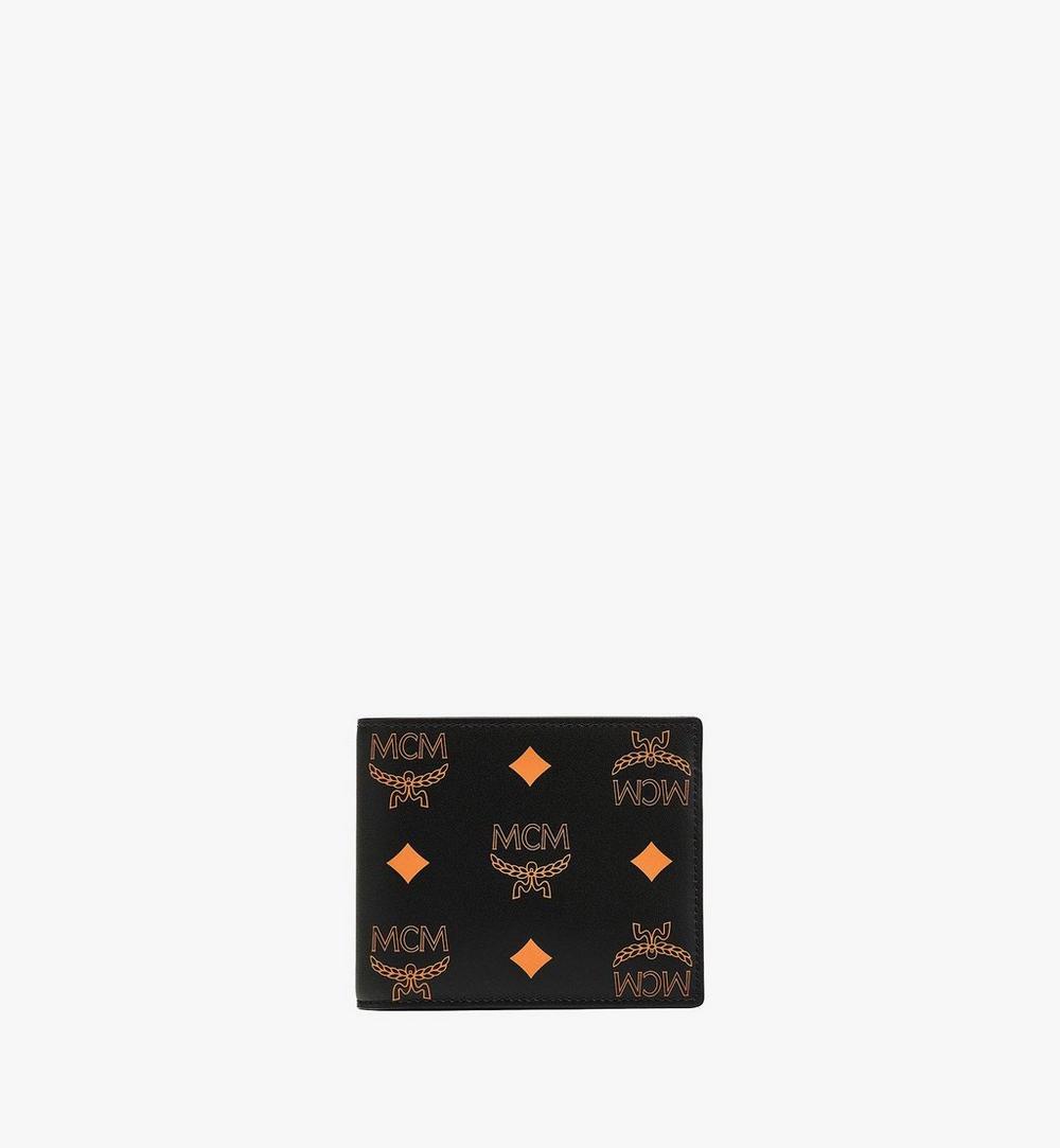 Bifold Wallet in Color Splash Logo Leather 1